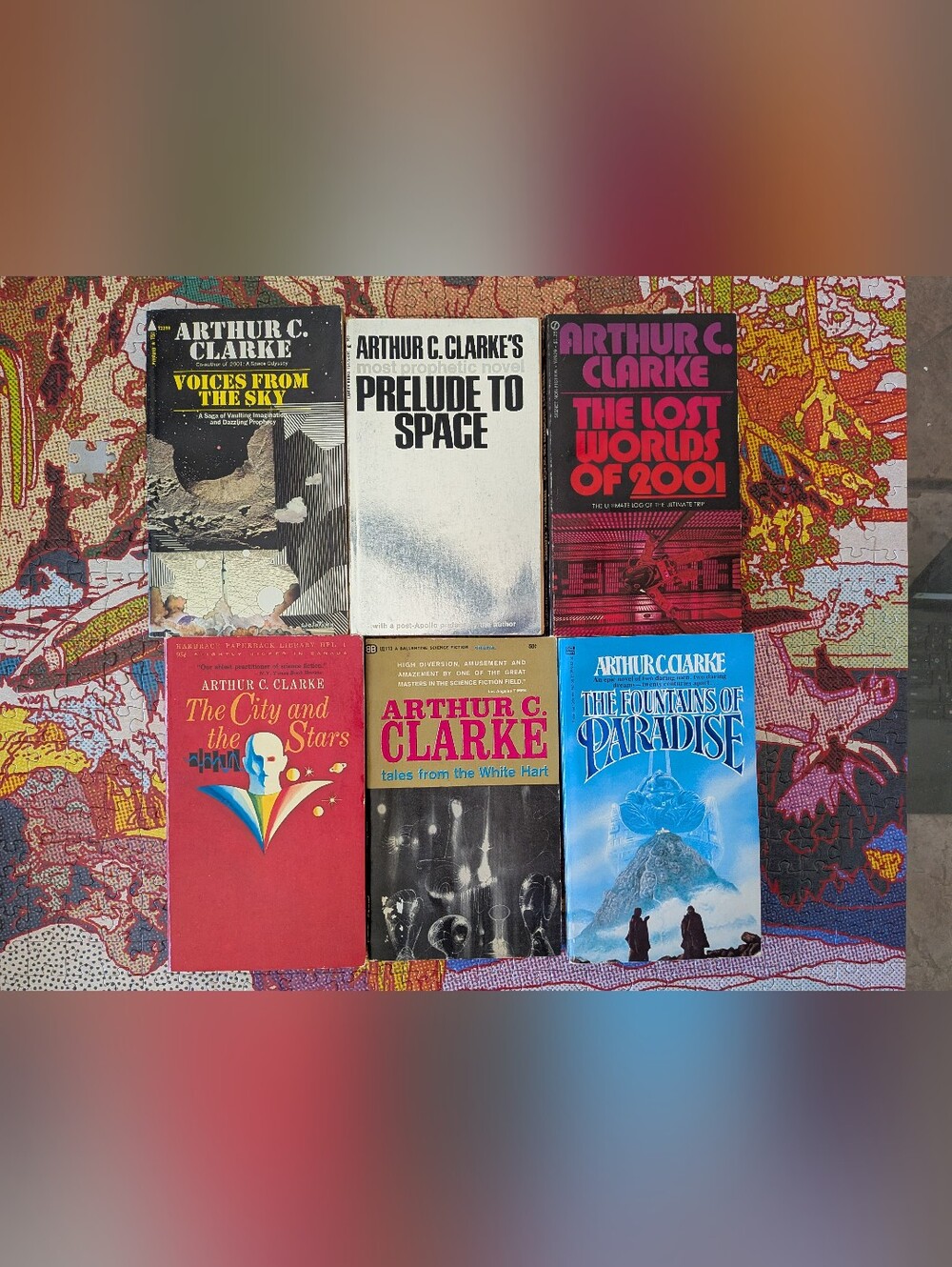 6 Vintage Sci-Fi Books - Arthur C. Clarke